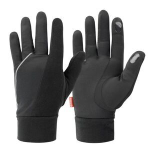 Spiro Adults Unisex Elite Running Gloves / Black